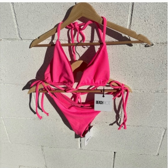 Beach Riot Other - *NEW* Pink Beach Riot two piece size:Large